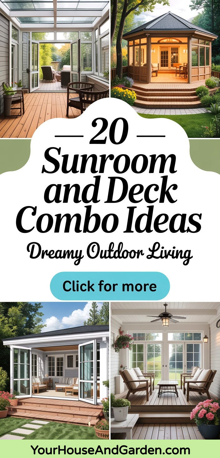 20 Sunroom and Deck Combo Ideas Seamless Indoor-Outdoor Flow