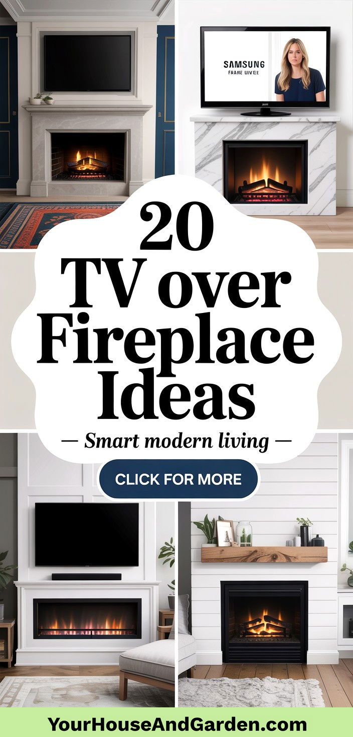 20 TV Over Fireplace Ideas Stylish Setup and Safety Guide