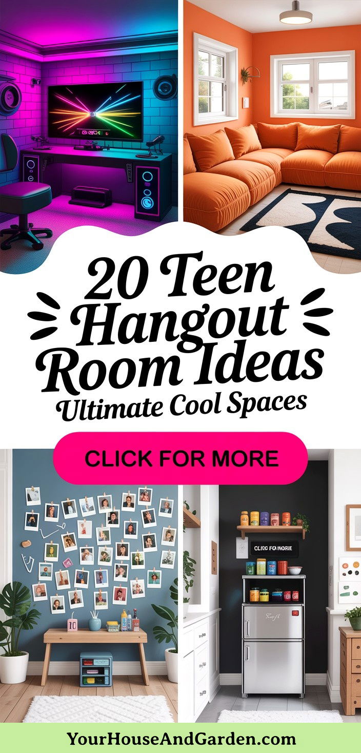 20 Teen Hangout Room Ideas Fun Functional Spaces
