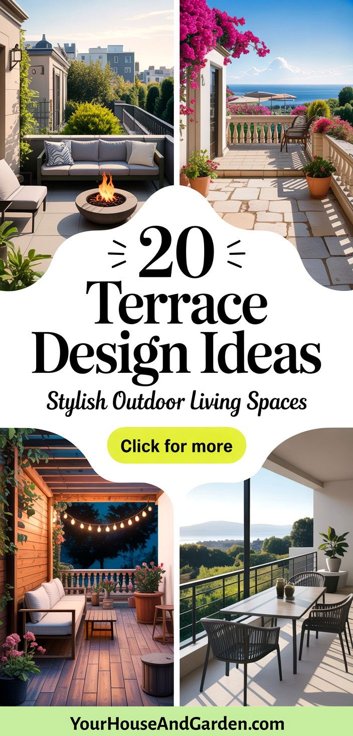 20 Terrace Design Ideas for Stylish Outdoor Living - 20 Terrace Design Ideas for Stylish Outdoor Living