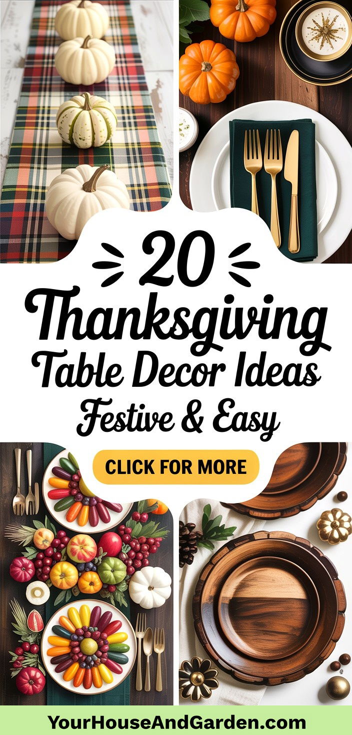 20 Thanksgiving Table Decor Ideas Festive and Easy