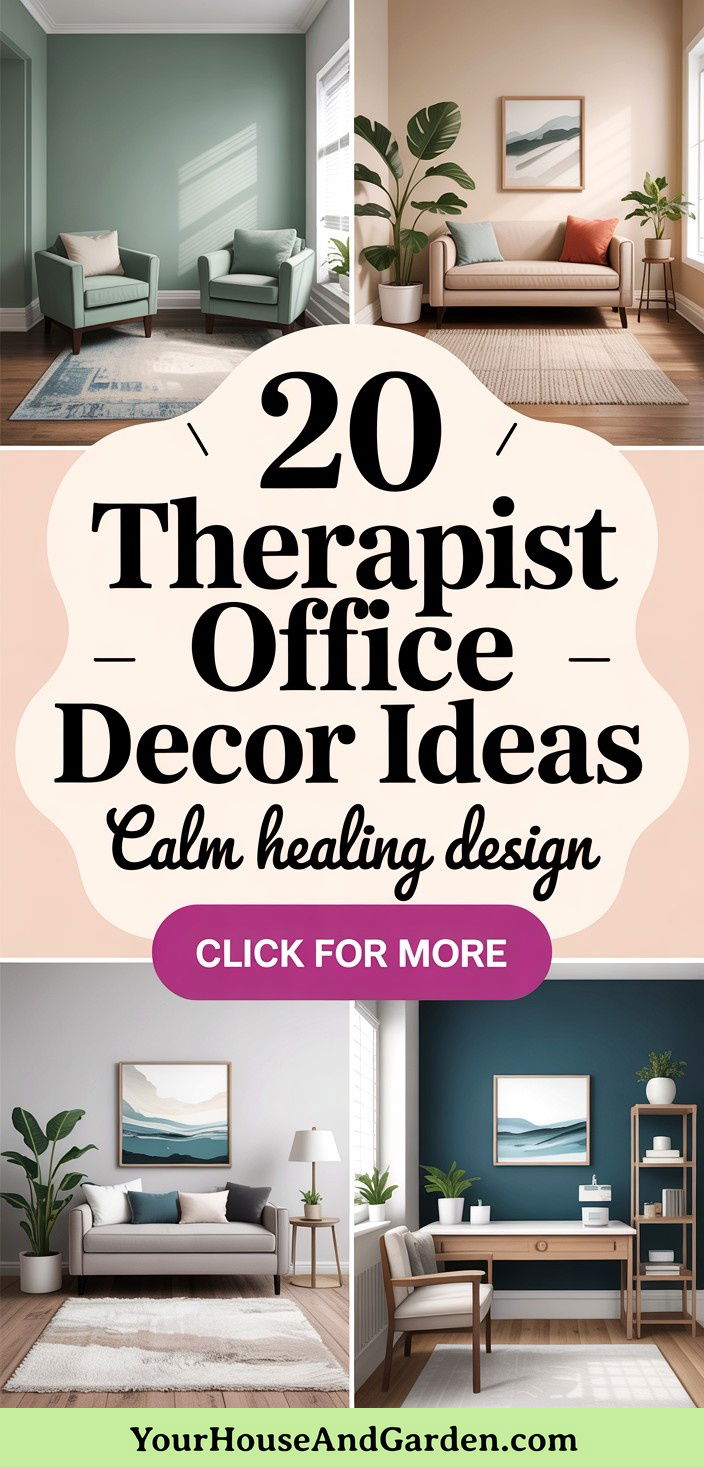 20 Therapist Office Decor Ideas Calming Professional Space Designs