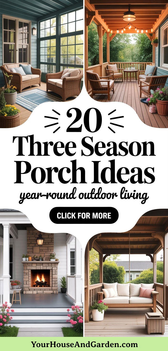 20 Three Season Porch Ideas Comfortable Outdoor Living Year-Round