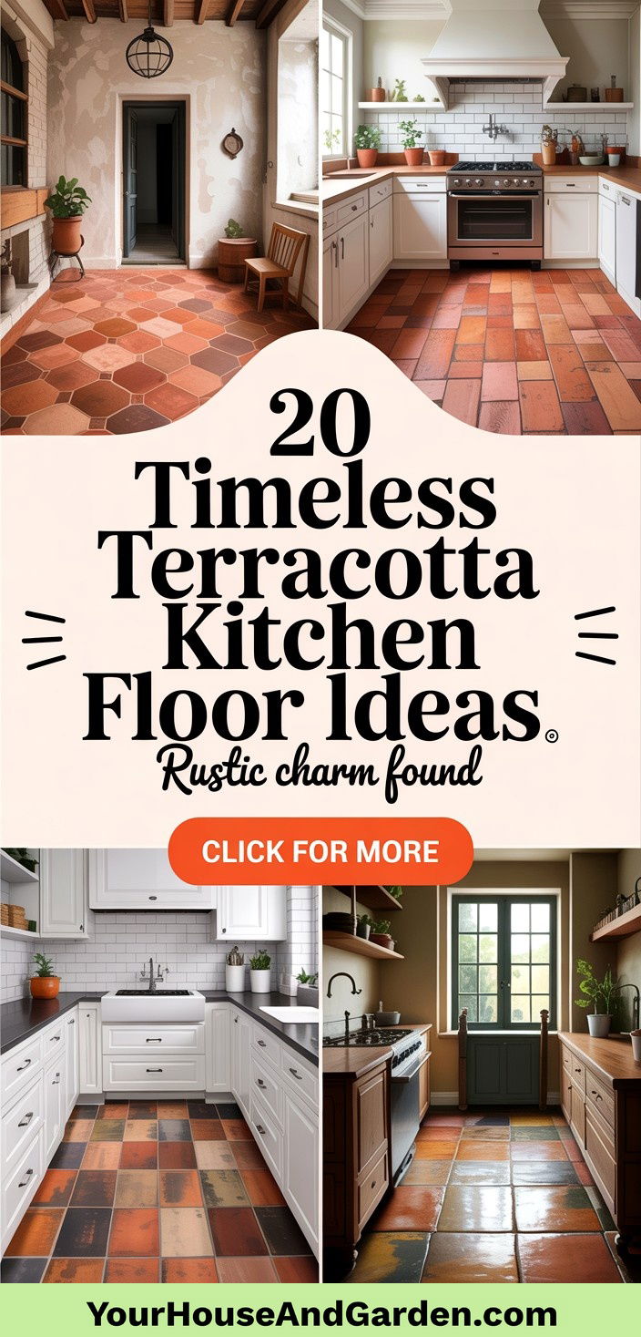 20 Timeless Terracotta Kitchen Floor Ideas for Rustic Charm - 20 Timeless Terracotta Kitchen Floor Ideas for Rustic Charm