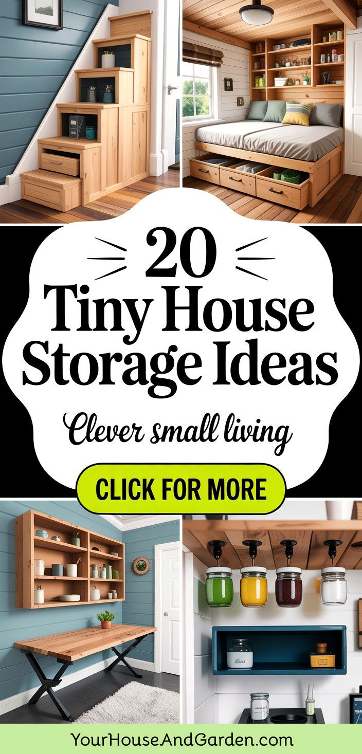 20 Tiny House Storage Ideas Clever Solutions for Small Spaces