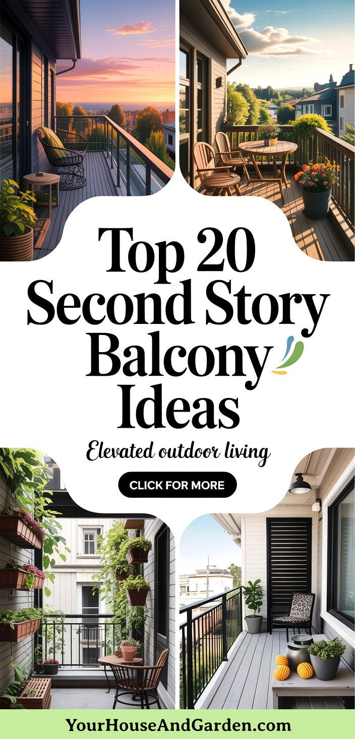 Top 20 Second Story Balcony Ideas for Elevated Outdoor Living - Top 20 Second Story Balcony Ideas for Elevated Outdoor Living