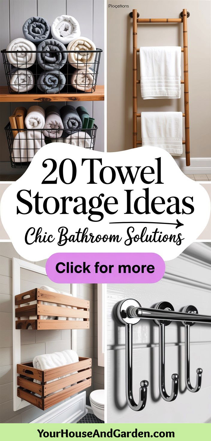 20 Towel Storage Ideas Stylish and Functional Bathroom Solutions