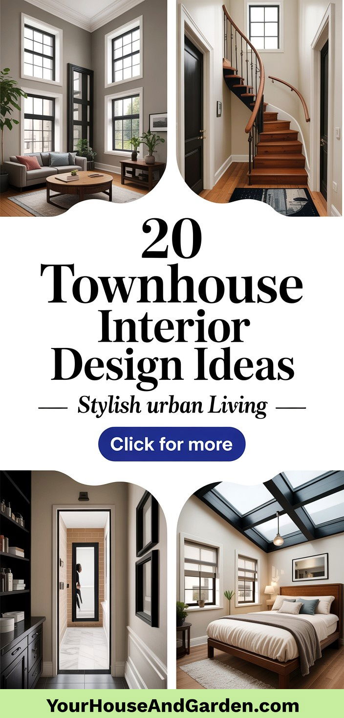 20 Townhouse Interior Design Ideas Stylish Urban Living Solutions