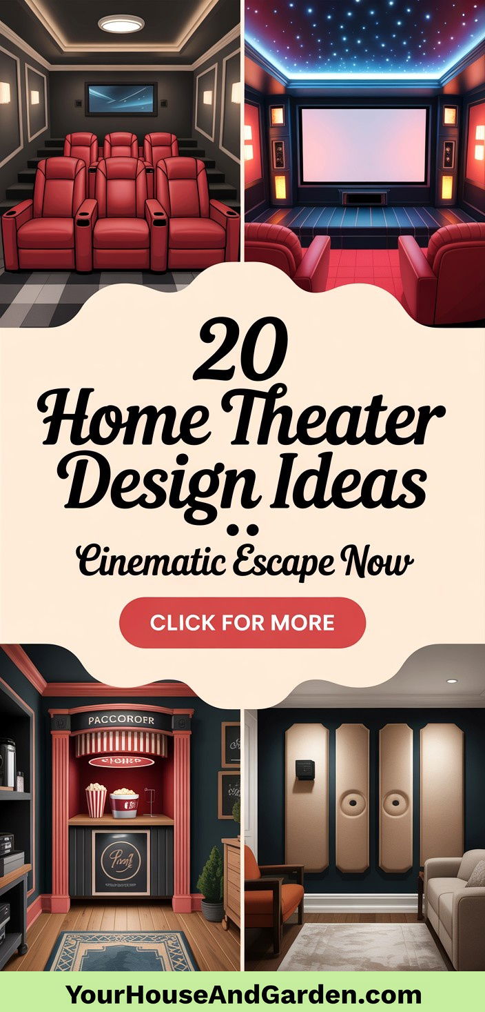 Transform Your Basement 20 Home Theater Design Ideas