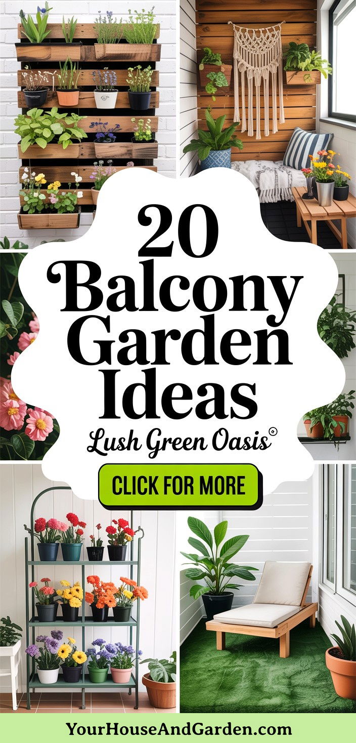 Transform Your Space 20 Balcony Garden Ideas for Greenery