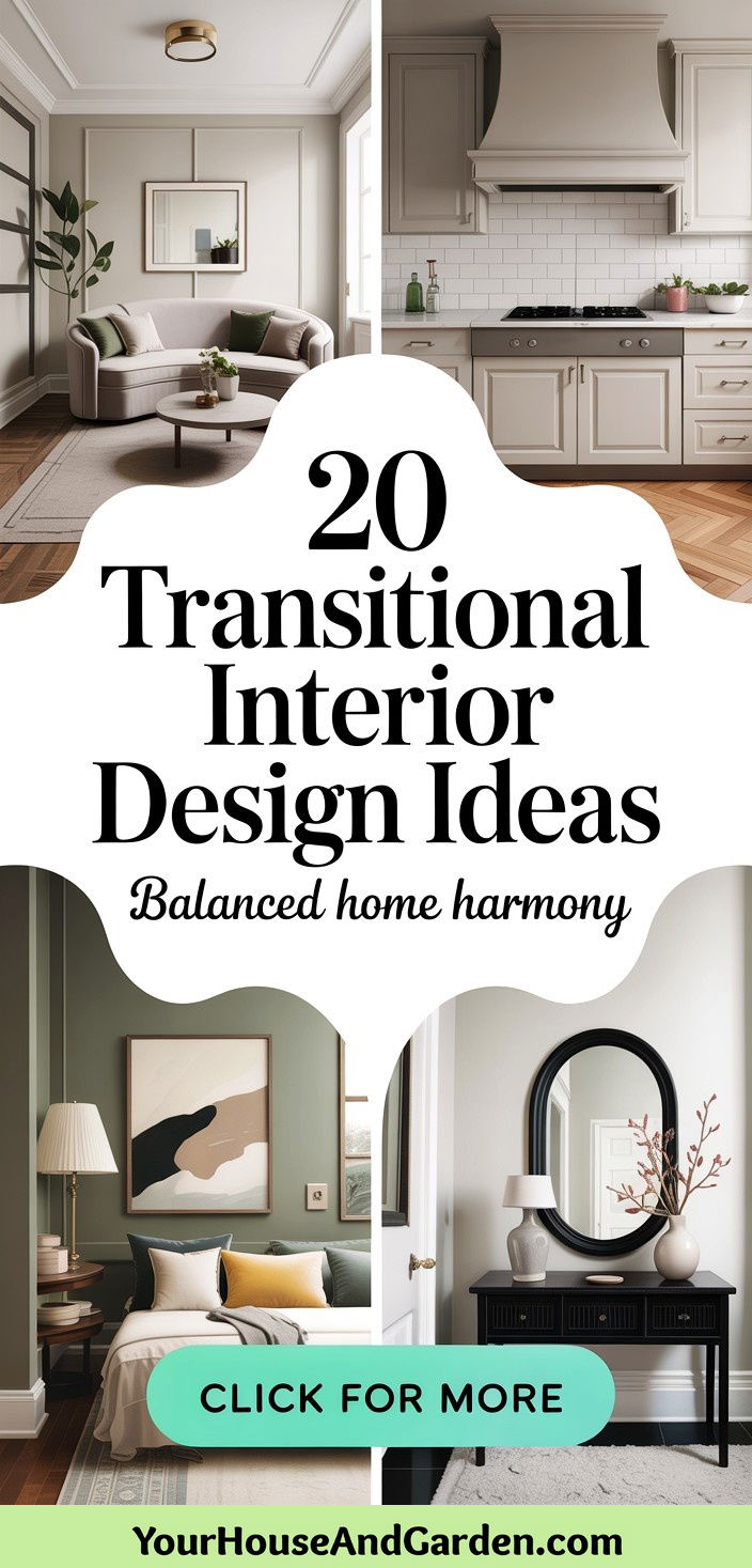 20 Transitional Interior Design Ideas for Balanced Modern Homes - 20 Transitional Interior Design Ideas for Balanced Modern Homes