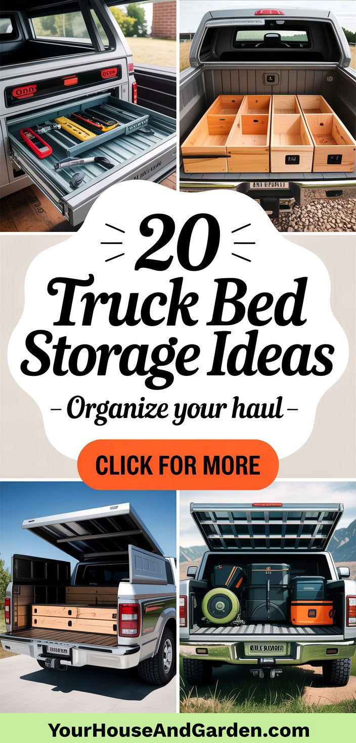 20 Truck Bed Storage Ideas for Organized and Efficient Hauling - 20 Truck Bed Storage Ideas for Organized and Efficient Hauling