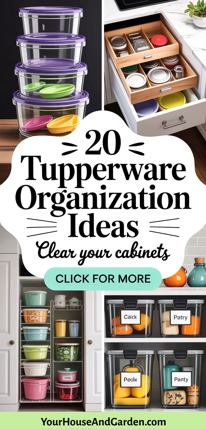 20 Tupperware Organization Ideas for a Clutter-Free Kitchen - 20 Tupperware Organization Ideas for a Clutter-Free Kitchen