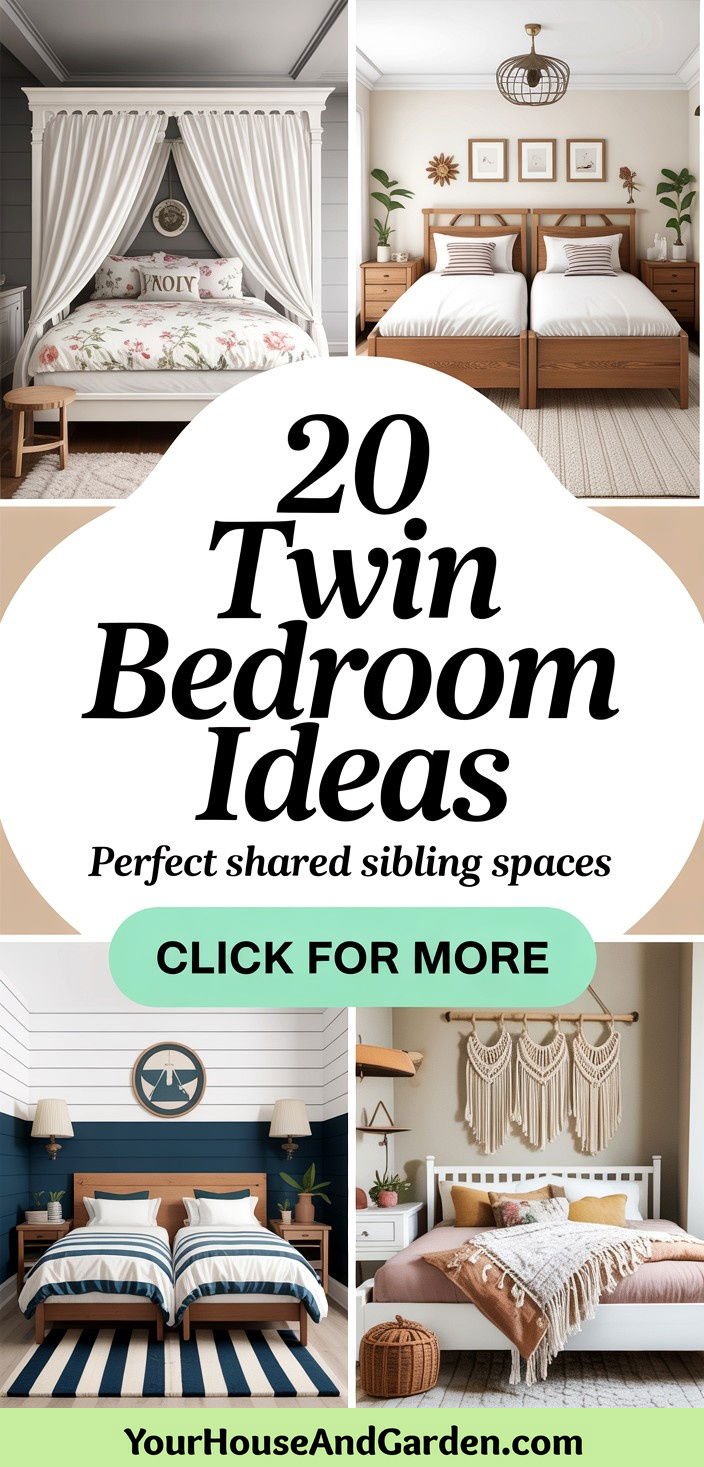 20 Twin Bedroom Ideas Shared Sibling Spaces Design