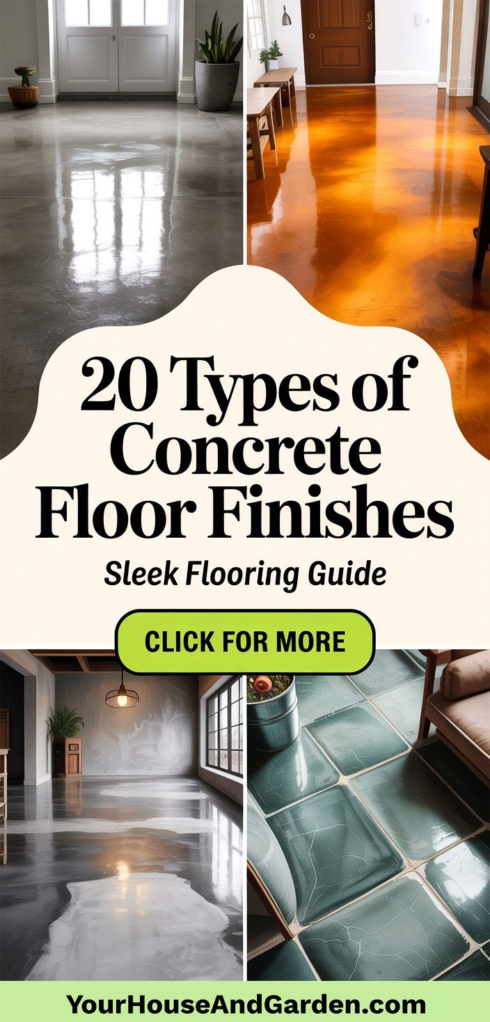 20 Types of Concrete Floor Finishes for Modern Homes - 20 Types of Concrete Floor Finishes for Modern Homes