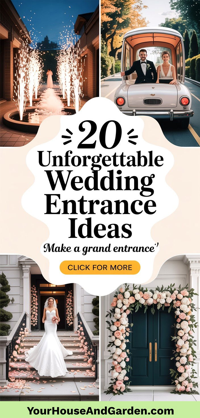 20 Unforgettable Wedding Entrance Ideas to Wow Guests - 20 Unforgettable Wedding Entrance Ideas to Wow Guests