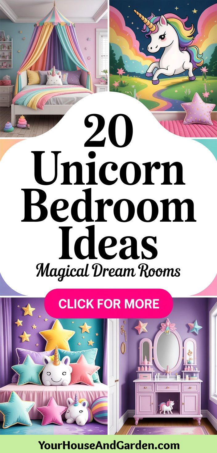 20 Unicorn Bedroom Ideas Magical and Whimsical Designs