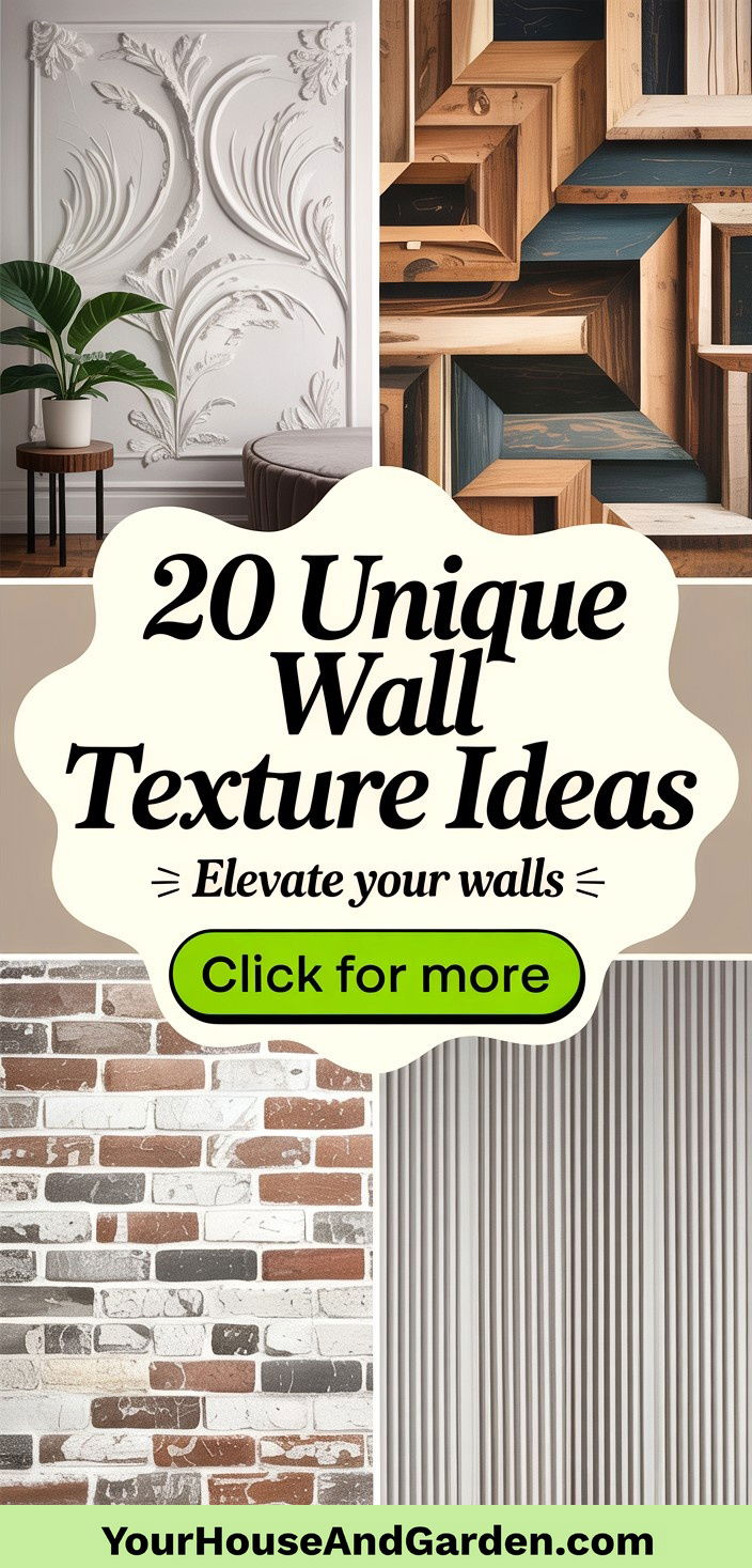 20 Unique Wall Texture Ideas to Elevate Your Homes Style - 20 Unique Wall Texture Ideas to Elevate Your Home's Style