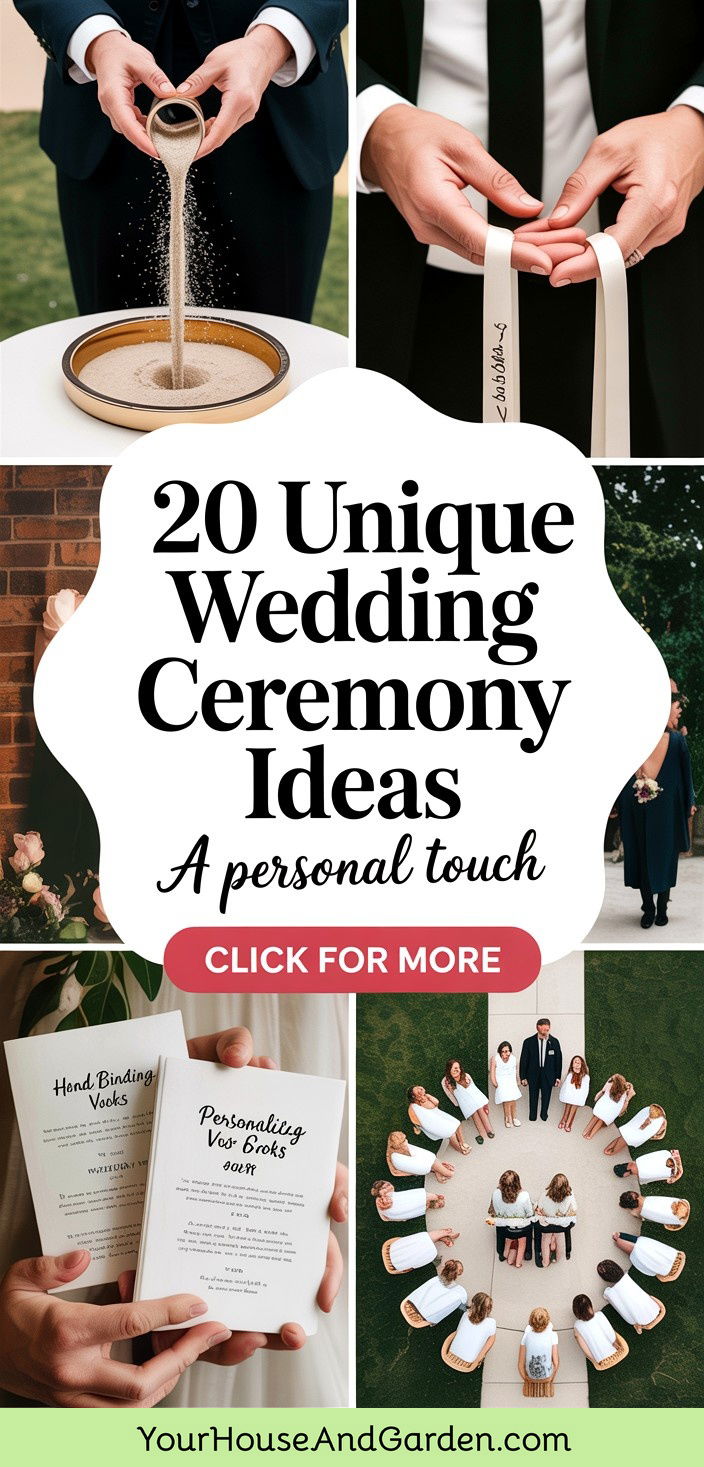 20 Unique Wedding Ceremony Ideas for a Personal Touch - 20 Unique Wedding Ceremony Ideas for a Personal Touch