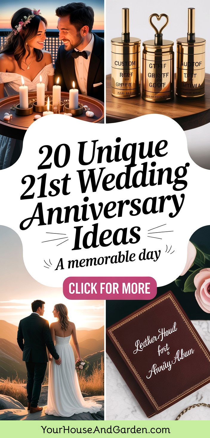 20 Unique 21st Wedding Anniversary Ideas for a Memorable Day - 20 Unique 21st Wedding Anniversary Ideas for a Memorable Day