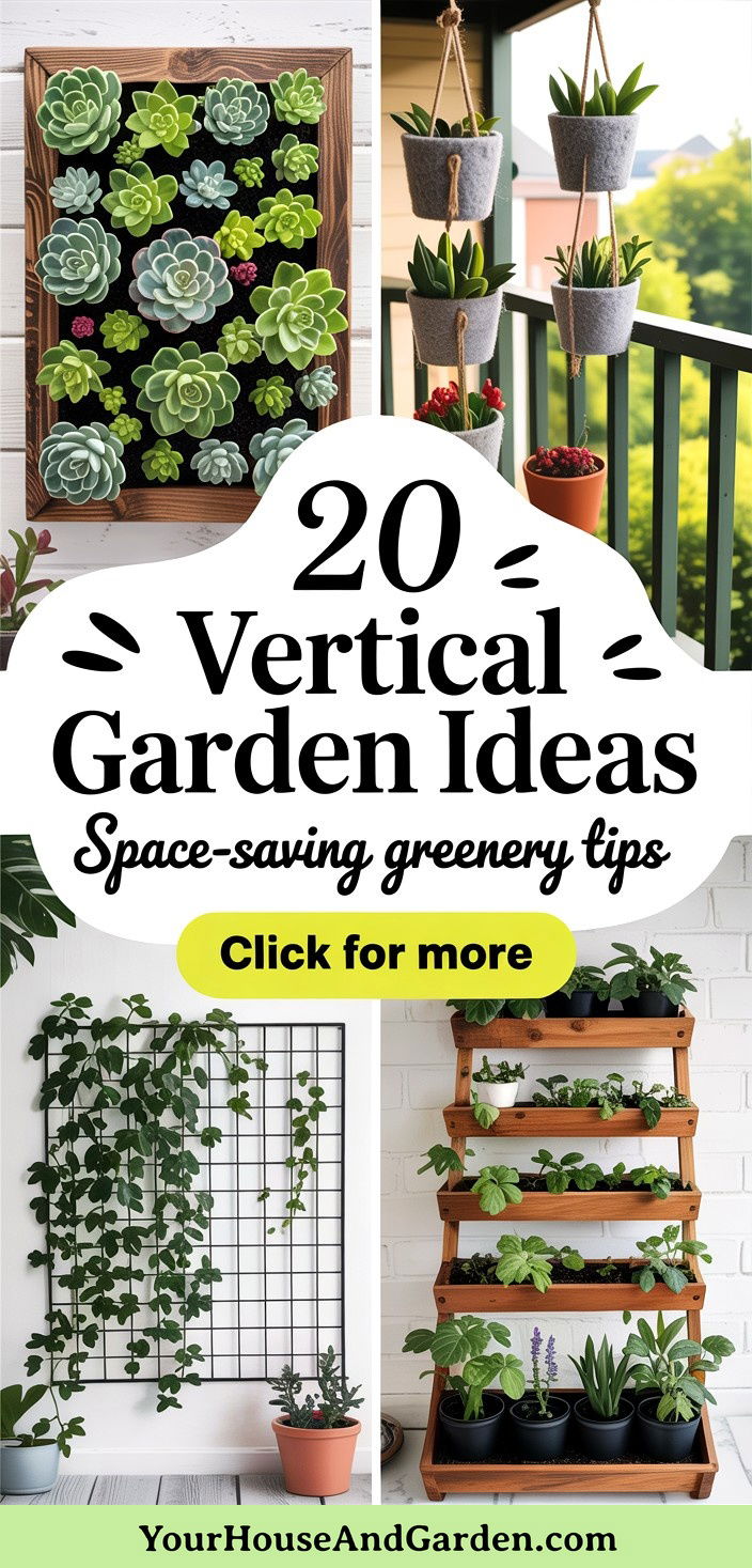 20 Vertical Garden Ideas for Space-Saving Greenery - 20 Vertical Garden Ideas for Space-Saving Greenery