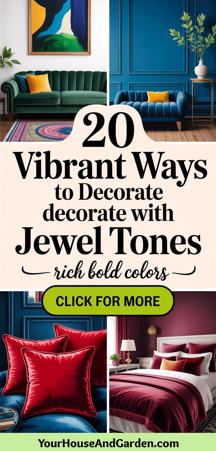 20 Vibrant Ways to Decorate With Jewel Tones in Your Home - 20 Vibrant Ways to Decorate With Jewel Tones in Your Home