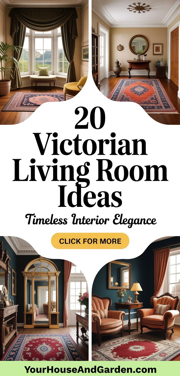 20 Victorian Living Room Ideas for Timeless Elegance - 20 Victorian Living Room Ideas for Timeless Elegance