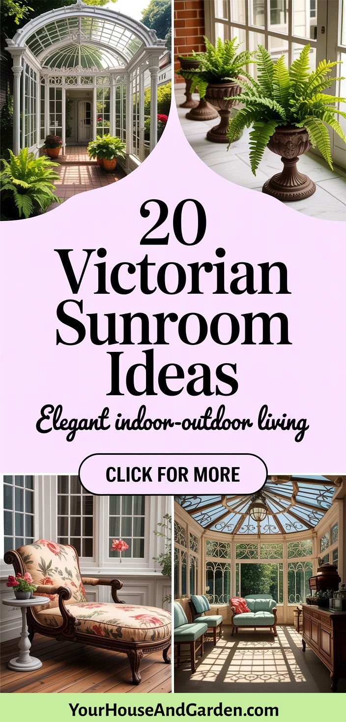 20 Victorian Sunroom Ideas Elegant Indoor-Outdoor Living