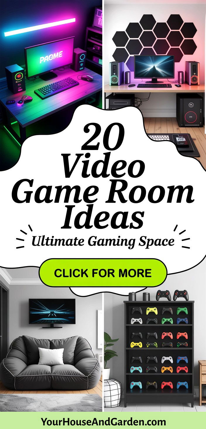 20 Video Game Room Ideas Ultimate Gaming Space Inspiration