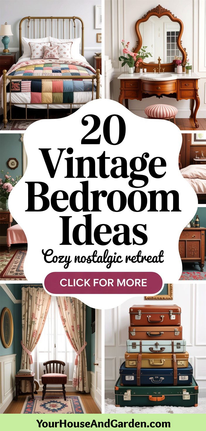 20 Vintage Bedroom Ideas Creating a Cozy Nostalgic Retreat