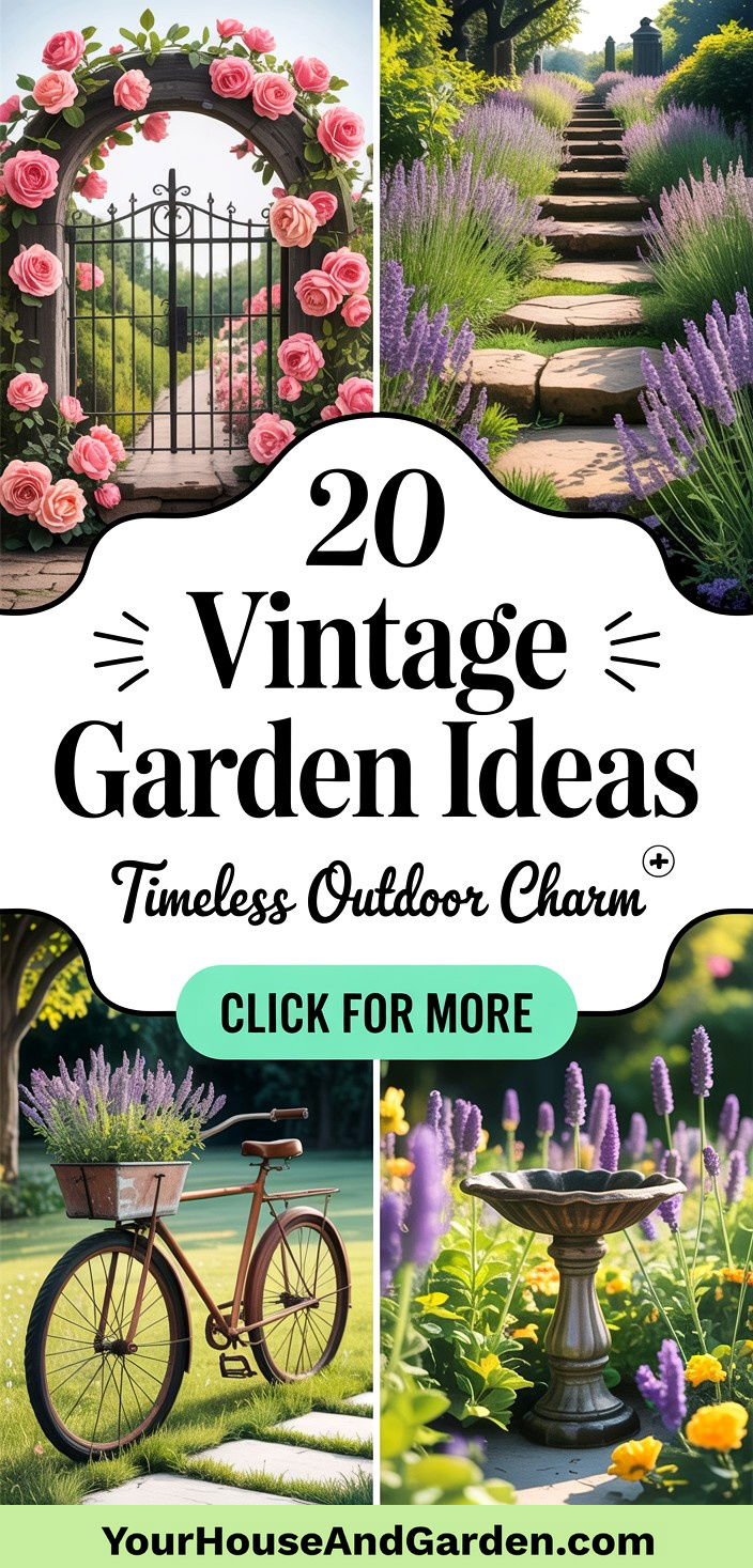 20 Vintage Garden Ideas Timeless Designs for Your Outdoor Space