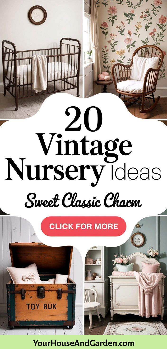 20 Vintage Nursery Ideas Classic Charm for Baby Rooms