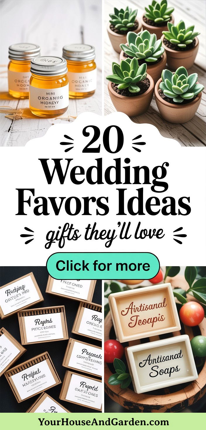 20 Wedding Favors Ideas Unique Tokens of Appreciation