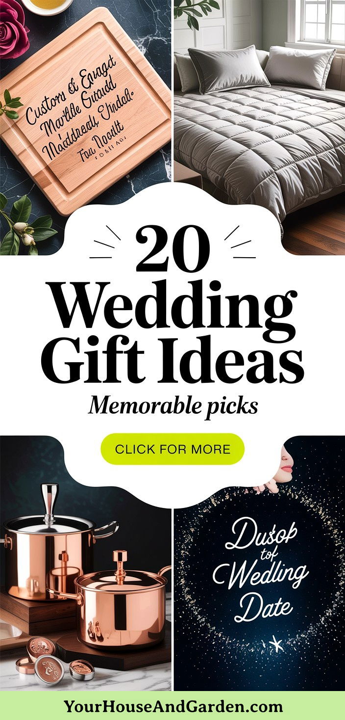 20 Wedding Gift Ideas for Couples Memorable Picks