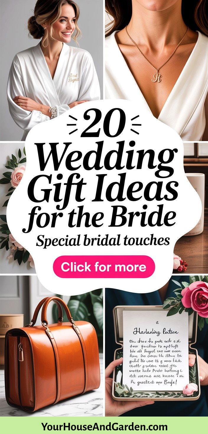 20 Wedding Gift Ideas for the Bride Special Touches