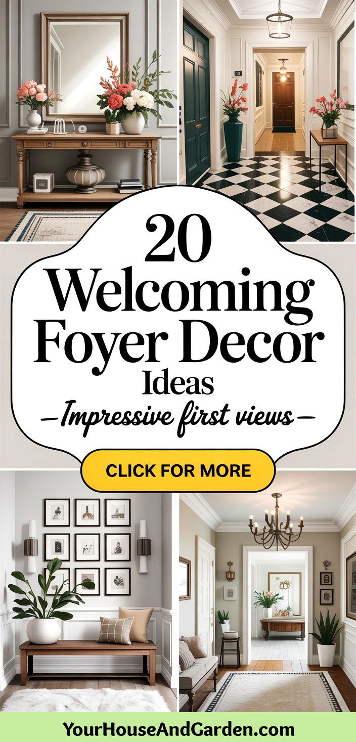 20 Welcoming Foyer Decor Ideas for Impressive First Views - 20 Welcoming Foyer Decor Ideas for Impressive First Views