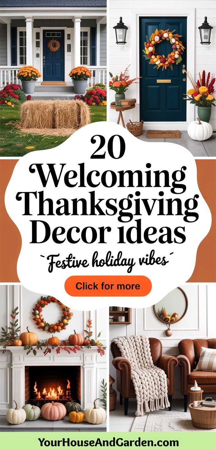 20 Welcoming Thanksgiving Decor Ideas for Festive Homes - 20 Welcoming Thanksgiving Decor Ideas for Festive Homes