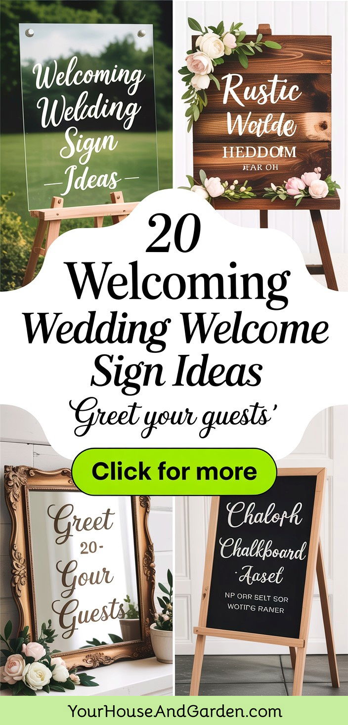 20 Welcoming Wedding Welcome Sign Ideas for Your Venue - 20 Welcoming Wedding Welcome Sign Ideas for Your Venue