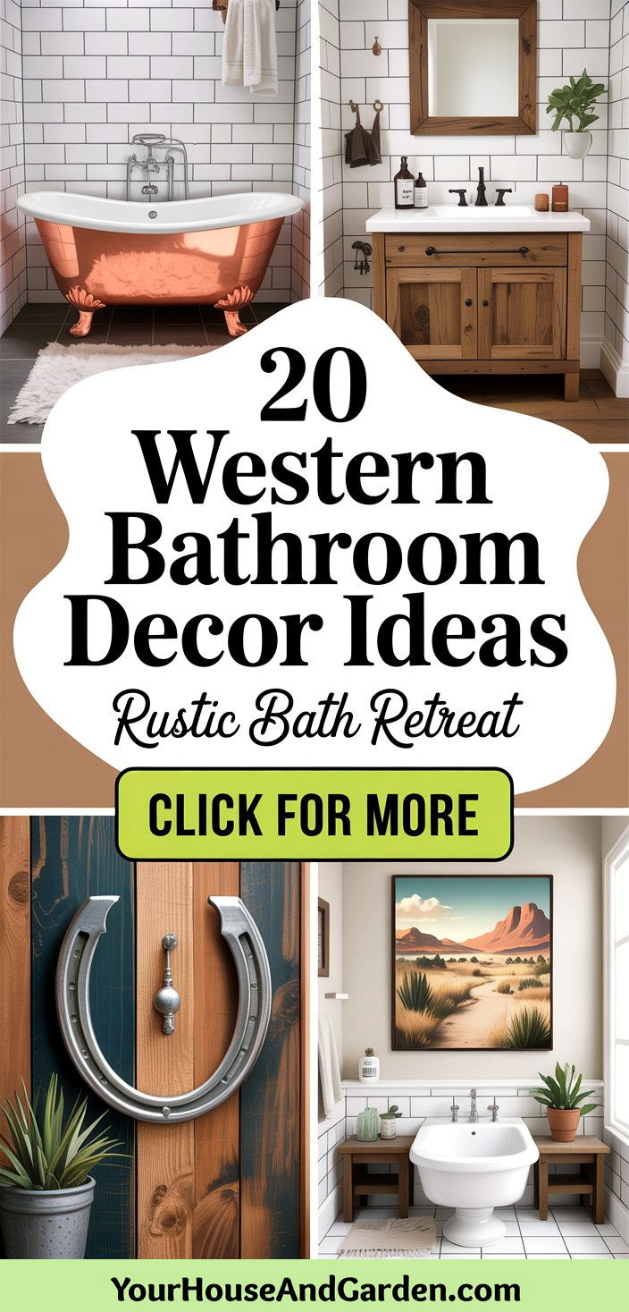 20 Western Bathroom Decor Ideas for Frontier-Style Retreats - 20 Western Bathroom Decor Ideas for Frontier-Style Retreats