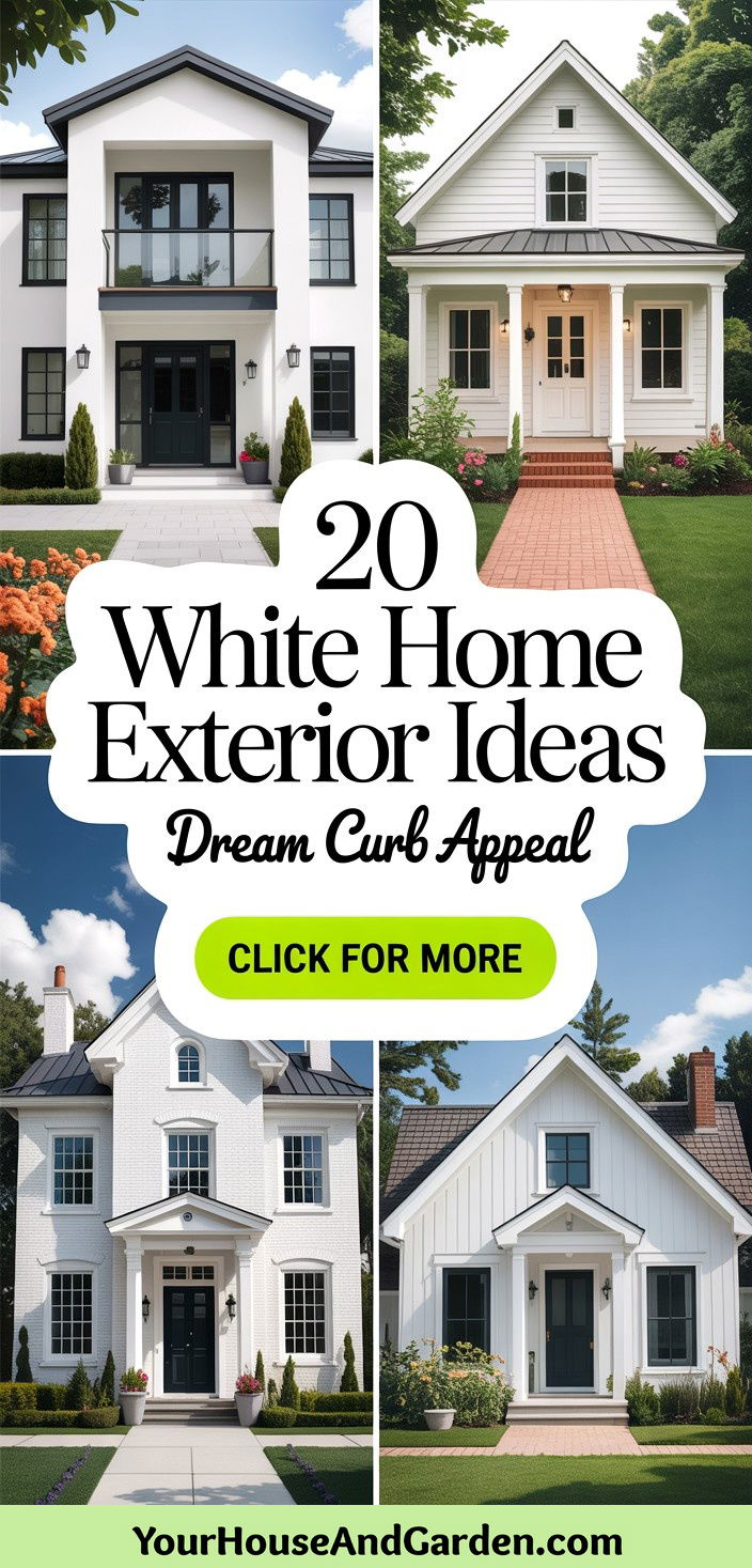 20 White Home Exterior Ideas Inspiring Design Concepts