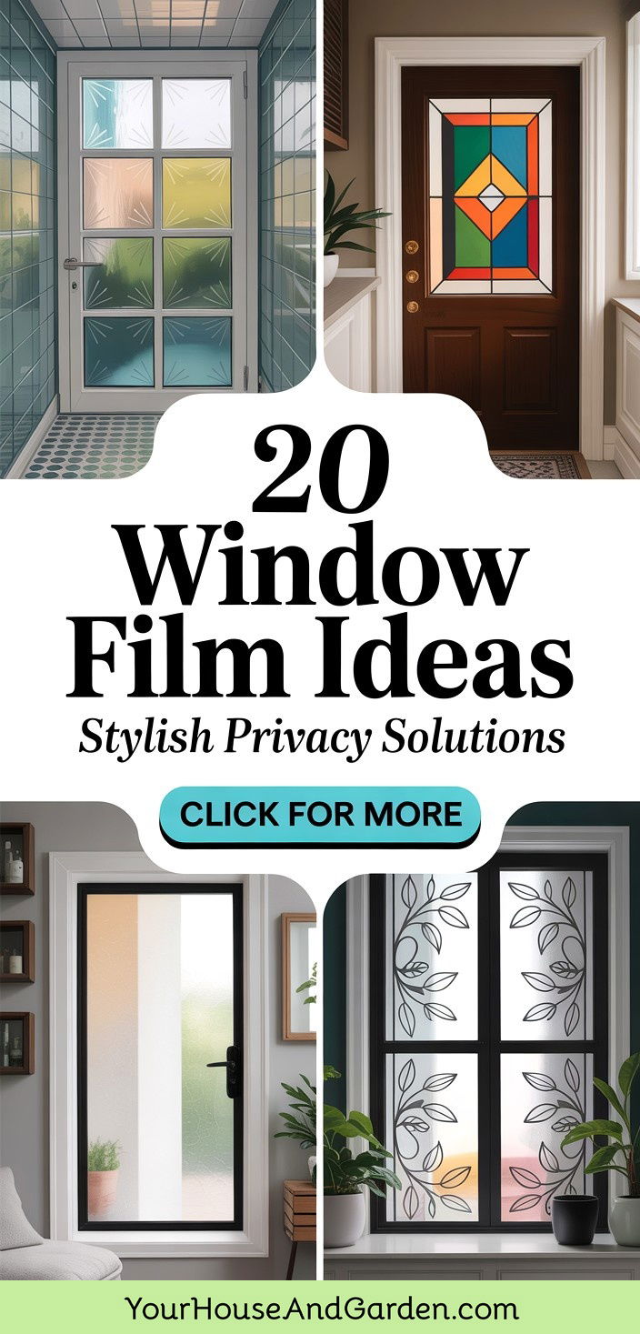 20 Window Film Designs for Stylish Privacy and Light Control - 20 Window Film Designs for Stylish Privacy and Light Control