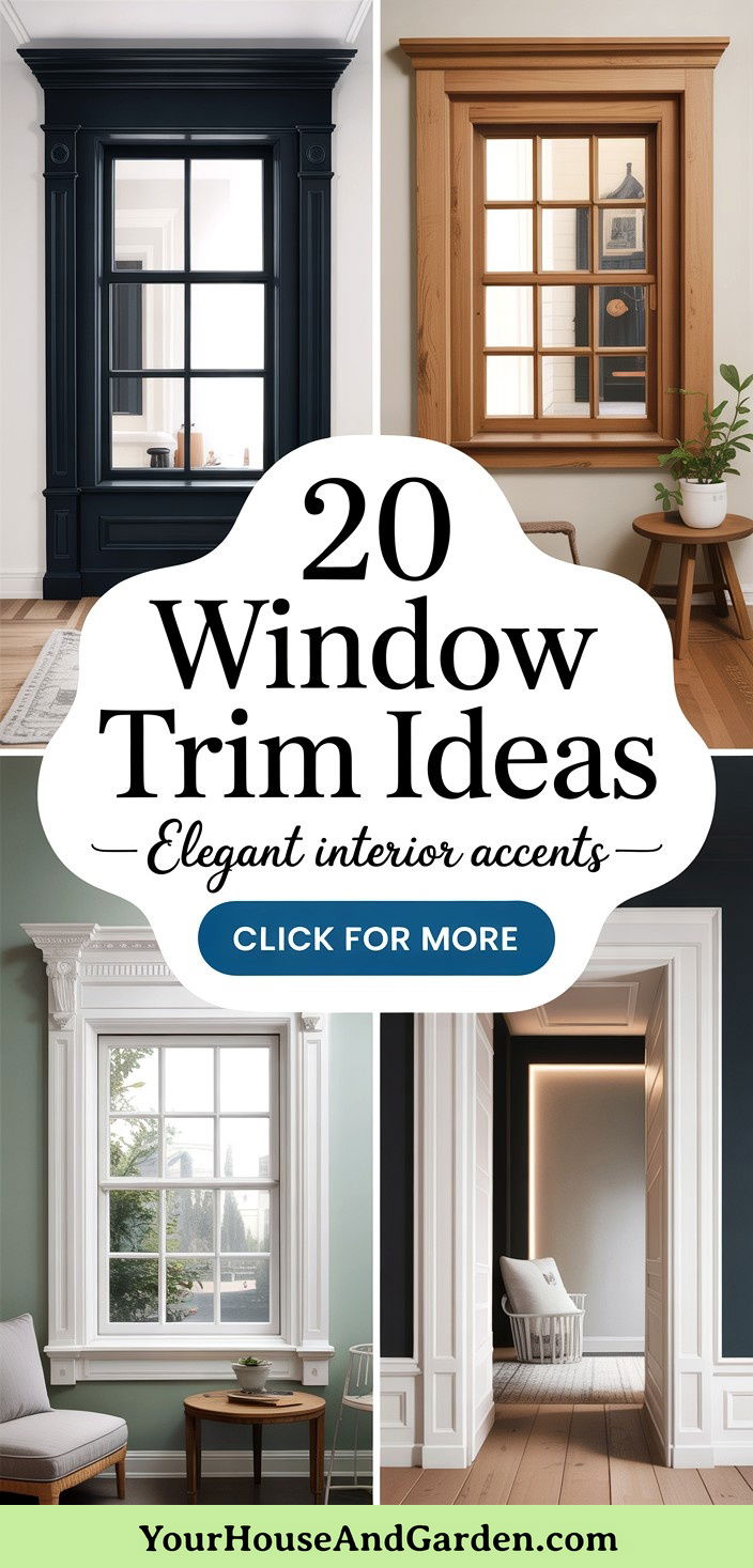 20 Window Trim Ideas to Enhance Your Homes Interior Design - 20 Window Trim Ideas to Enhance Your Home's Interior Design