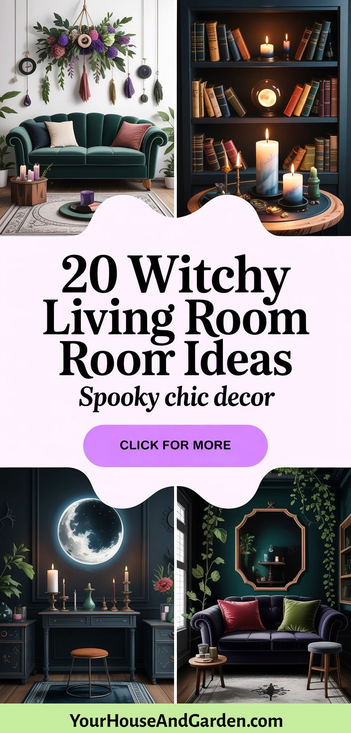 20 Witchy Living Room Ideas Spooky and Stylish Decor Inspiration