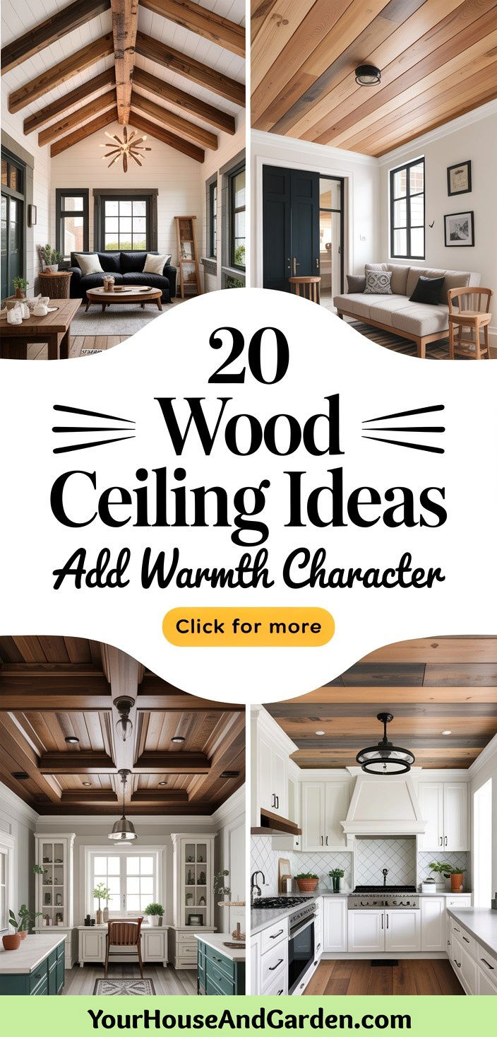 20 Wood Ceiling Ideas Add Warmth and Character to Any Room