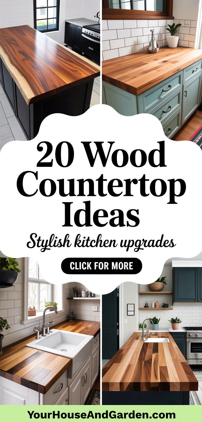 20 Wood Countertop Ideas Stylish Kitchen Upgrades and Inspirations