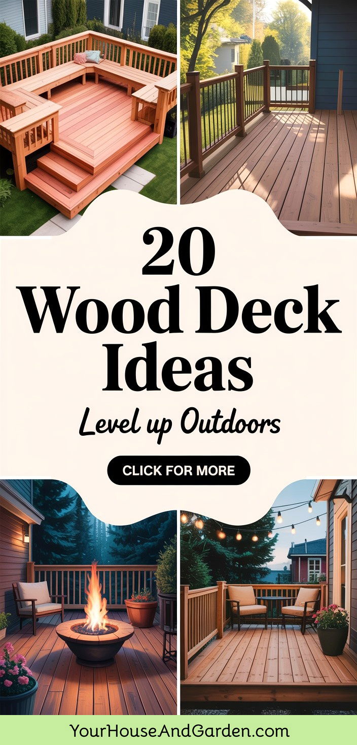 20 Wood Deck Ideas Transform Your Outdoor Living Space Today