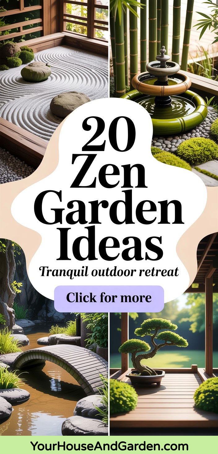20 Zen Garden Ideas for a Tranquil Outdoor Retreat - 20 Zen Garden Ideas for a Tranquil Outdoor Retreat