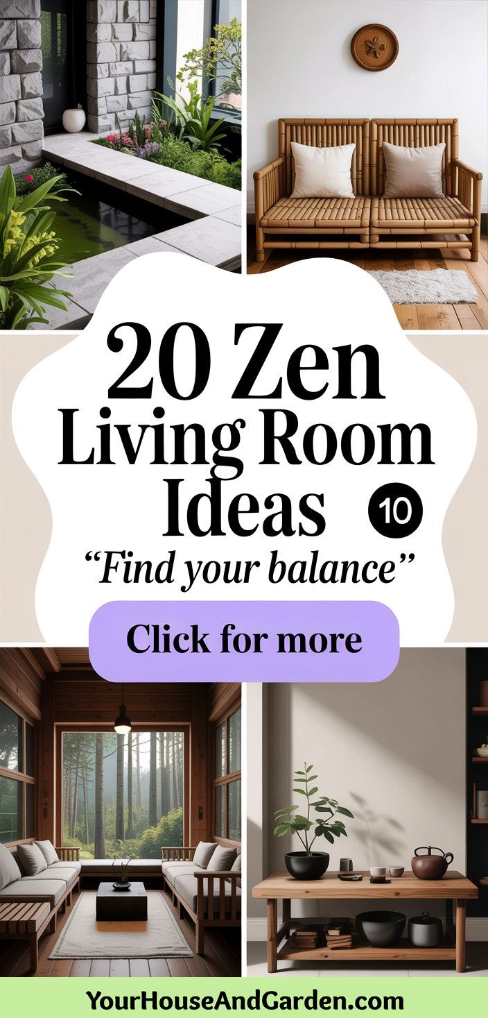 20 Zen Living Room Ideas for a Calm and Balanced Space - 20 Zen Living Room Ideas for a Calm and Balanced Space