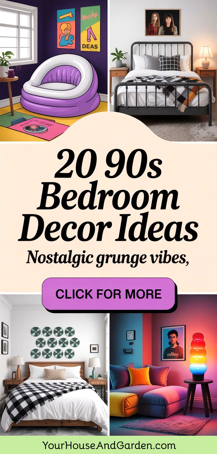 20 90s Bedroom Decor Ideas Nostalgic Grunge and Minimalism
