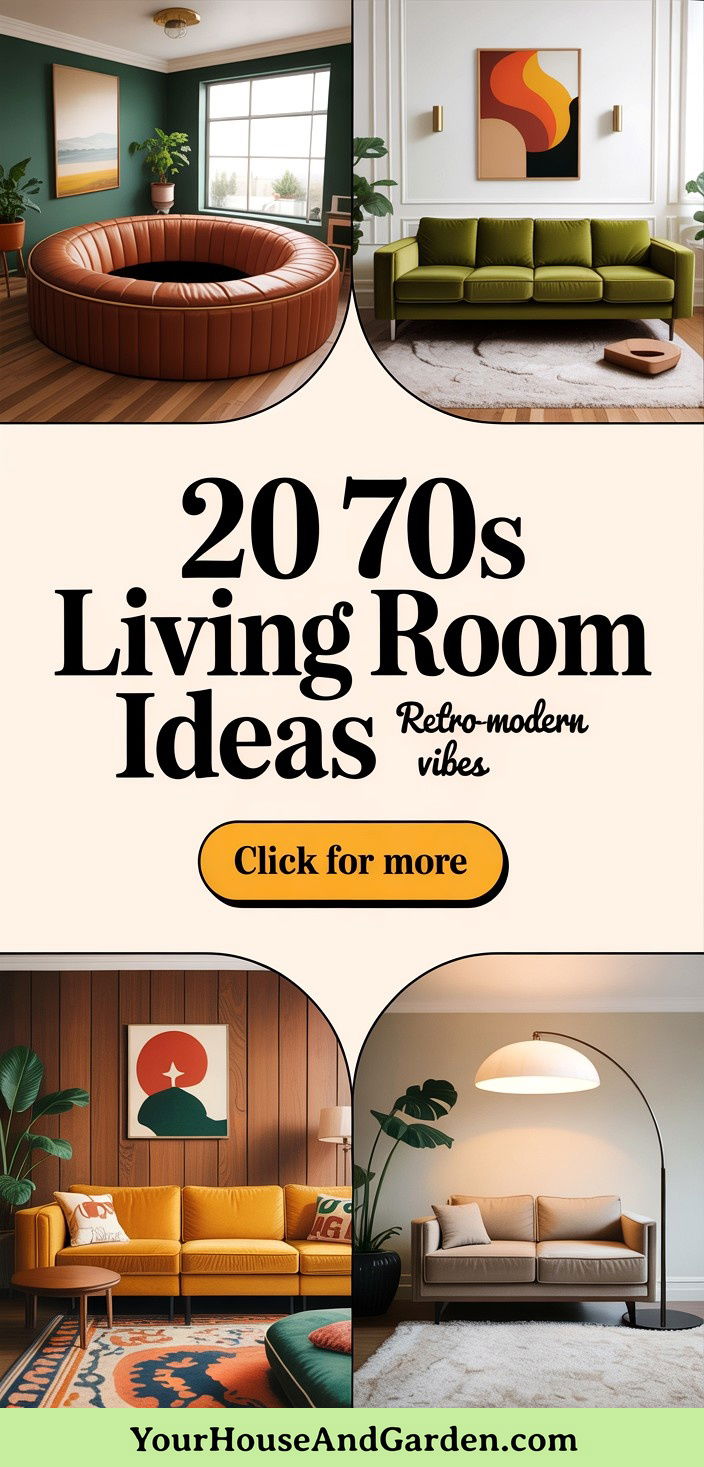 20 70s Living Room Ideas Retro Vibes for Modern Homes